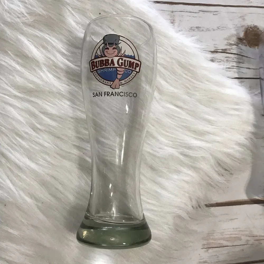 🦩 Bubba Gump Shrimp‎ Co San Francisco Beer Pilsner Glass Souvenir Cup